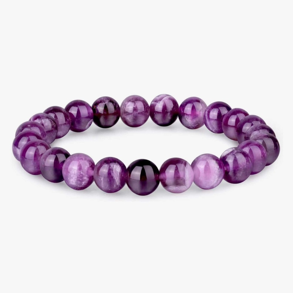 Amethyst Healing Crystal Bracelet 8MM
